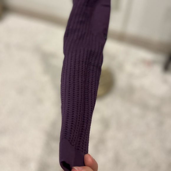 Lululemon Seamless Leggings | Size 4 | Purple | High Waisted - Picture 4 of 5
